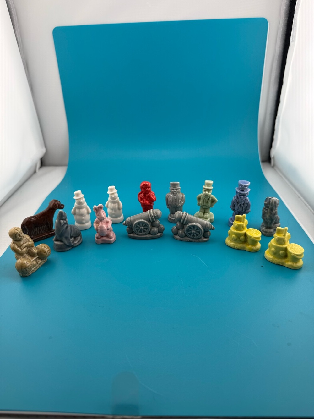 Vintage Wade England Whimsies Miniature Figurines Lot of 15 Ceramic Characters